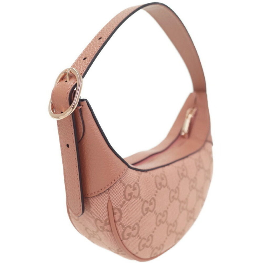 Gucci Ophidia Shoulder Bag GG Supreme canvas Pink - Picture 2 of 5